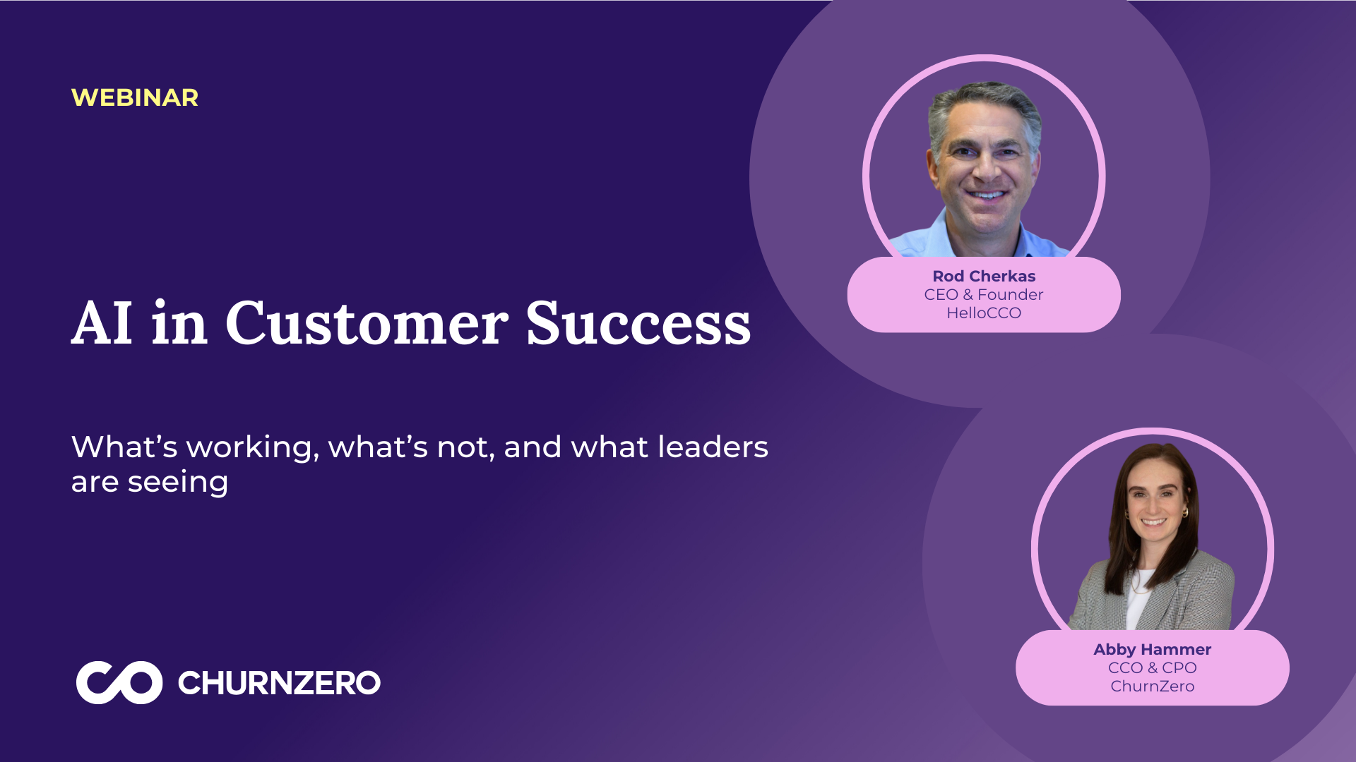 Webinar - AI in Customer Success: What's working, what's not, and what ...